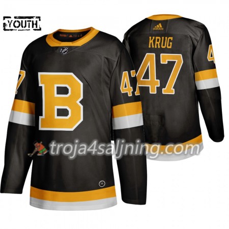 Boston Bruins tröja Torey Krug 47 2019-2020 Adidas Svart Authentic - NHL Tröjor Barn